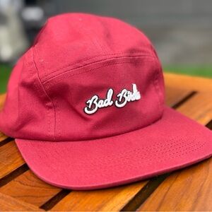 Bad Birdie Camper Hat Red | Adjustable Strapback | One Size | Golf Cap NWOT